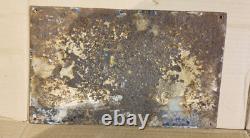 Vintage Original Old Porcelain Enamel Sign Dewar's Perth Whisky Very Rare 1910