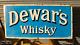 Vintage Original Old Porcelain Enamel Sign Dewar's Whisky Rare Collectible 1930