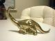 Vintage Original Rare 1960's Sinclair Dinosaur Gold Plated Still Bank Near Min