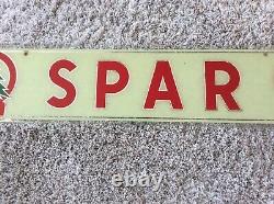 Vintage Original Rare SPAR Shop Sign Glass DESPAR