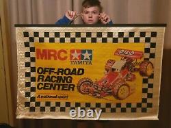 Vintage Original Rare Tamiya Mrc Rc Hotshot Dealer Display Advertisement Banner