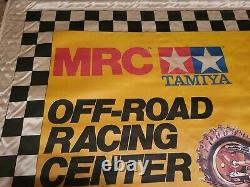 Vintage Original Rare Tamiya Mrc Rc Hotshot Dealer Display Advertisement Banner