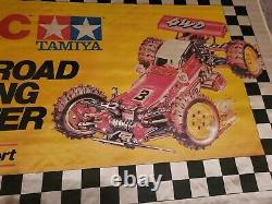 Vintage Original Rare Tamiya Mrc Rc Hotshot Dealer Display Advertisement Banner