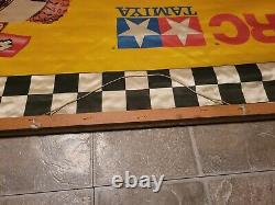 Vintage Original Rare Tamiya Mrc Rc Hotshot Dealer Display Advertisement Banner