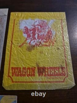Vintage Original Westons Wagon Wheels Ephemera Rare 1950s