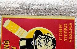 Vintage Passing Show Cigarette Advertising Tin Sign Board Rare Collectible TS198