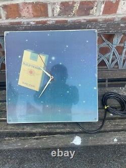 Vintage Philip Morris Cigarette Shop Display Clock RARE