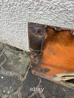 Vintage Pratts Golden Pump Original Enamel Petrol Advertising Sign HUGE RARE Vintage Pratts Golden Pump Original Enamel Petrol Advertising Sign HUGE RARE