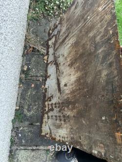 Vintage Pratts Golden Pump Original Enamel Petrol Advertising Sign HUGE RARE