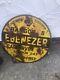 Vintage RARE AA Enamel Sign Advertising Petrol Oil Old caernarfon bangor