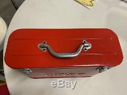 Vintage RARE Coca-Cola Airline Cooler GAS OIL SODA Minty Metal Drink Suitcase