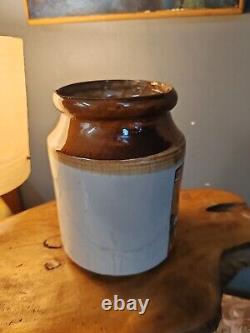 Vintage Rare 1940s 50s Bovril stoneware Jar Advertising Kitchenalia