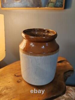 Vintage Rare 1940s 50s Bovril stoneware Jar Advertising Kitchenalia