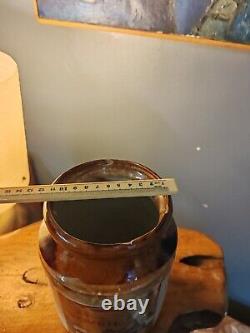 Vintage Rare 1940s 50s Bovril stoneware Jar Advertising Kitchenalia