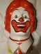 Vintage Rare 1977 Ronald McDonald Helium Balloon Inflator Cover McDonald's head