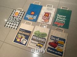 Vintage Rare 7 Petrol Oil Paper Bags Shell Duckhams BP