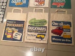 Vintage Rare 7 Petrol Oil Paper Bags Shell Duckhams BP