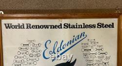 Vintage Rare Advertisement Framed Poster Eldonian Stainless Steel Horse Bits