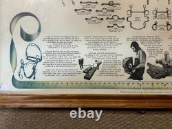 Vintage Rare Advertisement Framed Poster Eldonian Stainless Steel Horse Bits
