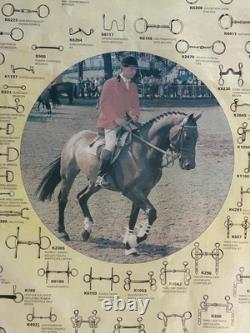 Vintage Rare Advertisement Framed Poster James Cotterell Kangaroo Horse Bits