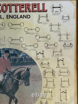 Vintage Rare Advertisement Framed Poster James Cotterell Kangaroo Horse Bits