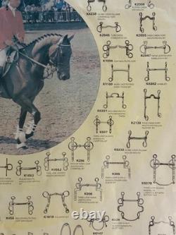 Vintage Rare Advertisement Framed Poster James Cotterell Kangaroo Horse Bits