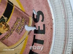 Vintage Rare Advertisements Glass Tray Nostalgic Collectible for Home Decor