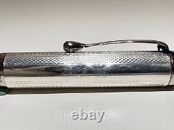 Vintage Rare Advertising Of Olympic Candidate Jaca 98 Silver 925 Fountain Pen