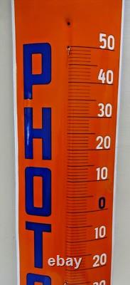Vintage Rare Agfa Photo Thermometer Sign Enamel Porcelain Made in Germany 2 #F
