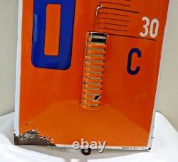 Vintage Rare Agfa Photo Thermometer Sign Enamel Porcelain Made in Germany 2 #F