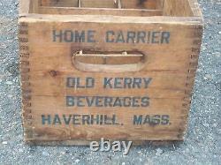Vintage Rare Frostie Old Fashion Root Beer Crate With Bottles