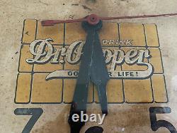 Vintage & Rare General Electric Drink Dr. Pepper Good For Life Round Wall Clock