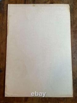 Vintage Rare Greek? Cigarettes Cardboard Sign Advert 1960s