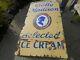 Vintage Rare HTF 2-Sided DSP PORCELAIN Dolly Madison Ice Cream Advertising SIGN