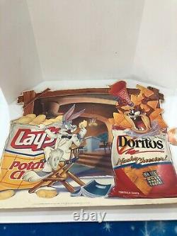 Vintage Rare Lays & Doritos Cheesier 1995 Sign By Frito-lay