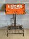 Vintage Rare Lucas Battery / Batteries Display Dispenser Stand not Enamel