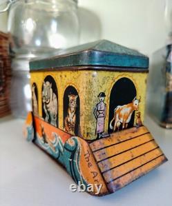 Vintage Rare Mackintosh Toffee De Luxe Ark Toffee Tin Confectionery Antique