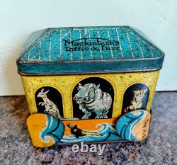 Vintage Rare Mackintosh Toffee De Luxe Ark Toffee Tin Confectionery Antique
