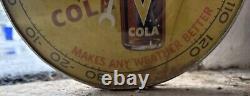 Vintage Rare Original 1960 PAM 3-V COLA advertising thermometer Soda Pop Sign