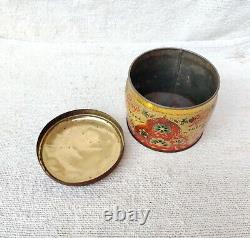Vintage Rare Parrys Confectionery Mixed Coffee Toffee Advertising Tin Jar TB1306