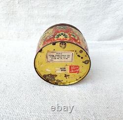 Vintage Rare Parrys Confectionery Mixed Coffee Toffee Advertising Tin Jar TB1306