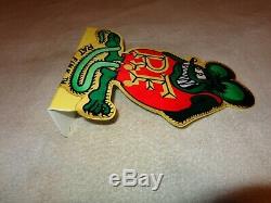 Vintage Rare Rat Fink Ed Roth Speed Shop 12 Metal Gasoline & Oil Sign + Base #2