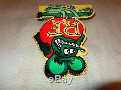 Vintage Rare Rat Fink Ed Roth Speed Shop 12 Metal Gasoline & Oil Sign + Base #2