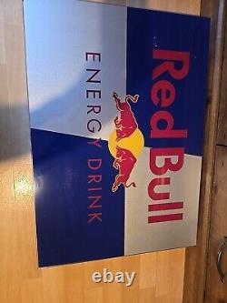 Vintage Rare Red Bull Bar Sign Illuminated Working Condition Over 2ft Wide