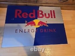 Vintage Rare Red Bull Bar Sign Illuminated Working Condition Over 2ft Wide
