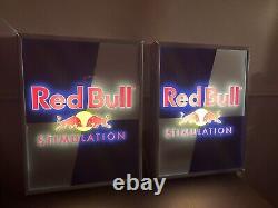 Vintage Rare Red Bull Bar Sign Illuminated Working Condition Used