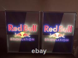 Vintage Rare Red Bull Bar Sign Illuminated Working Condition Used