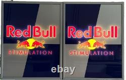 Vintage Rare Red Bull Bar Sign Illuminated Working Condition Used