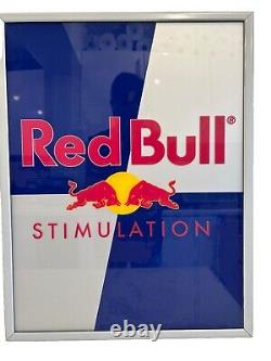 Vintage Rare Red Bull Bar Sign Illuminated Working Condition Used
