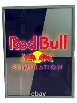 Vintage Rare Red Bull Bar Sign Illuminated Working Condition Used